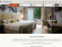 Tablet Screenshot of elportalsuites.com.ar